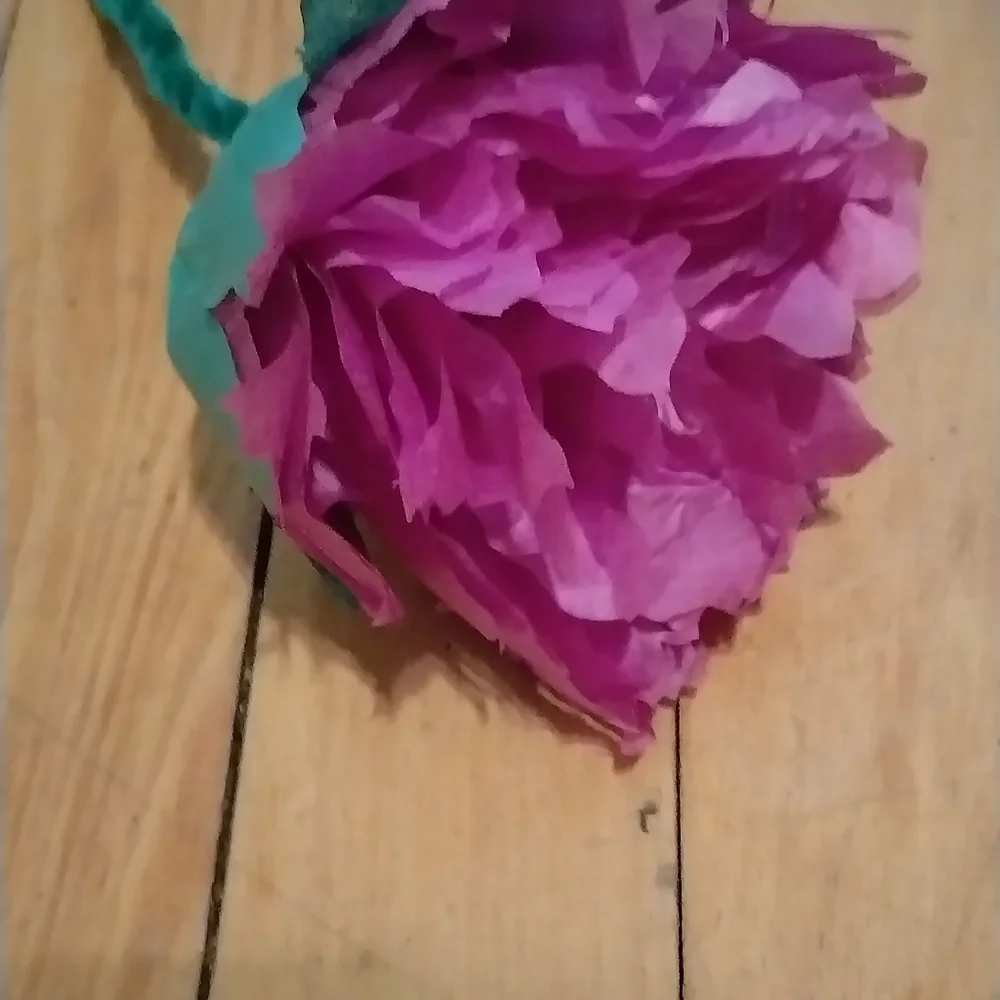 Colorful Tissue Paper Flowers Set